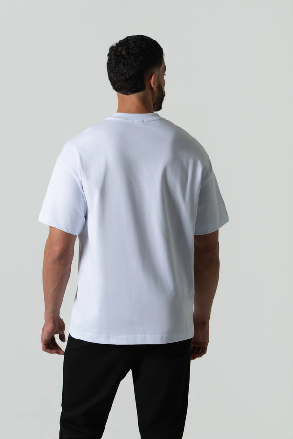 CAMISETA MANGA CORTA COLOR BLANCO OPTICO