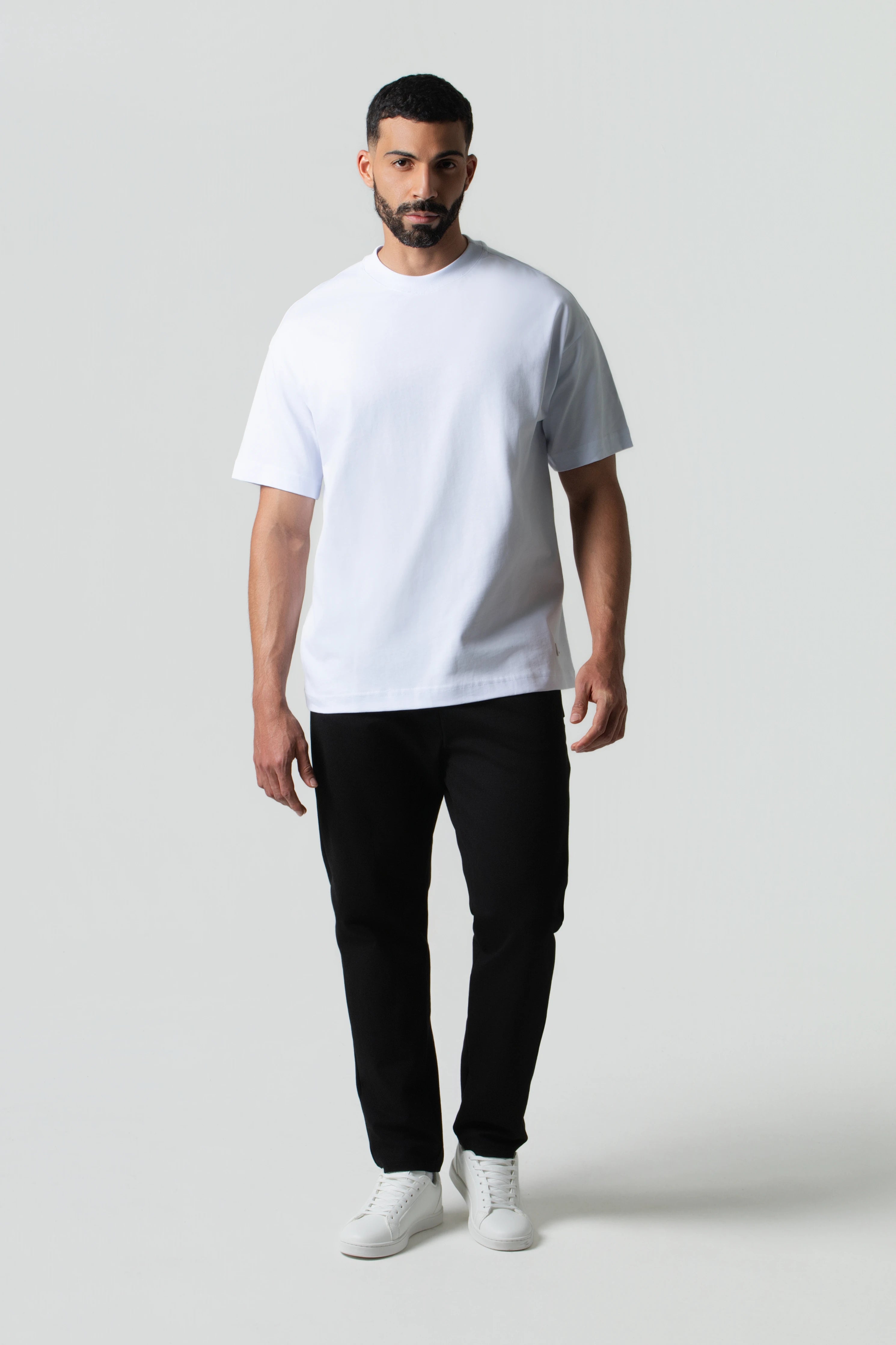 CAMISETA MANGA CORTA COLOR BLANCO OPTICO