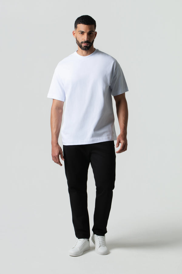 CAMISETA MANGA CORTA COLOR BLANCO OPTICO