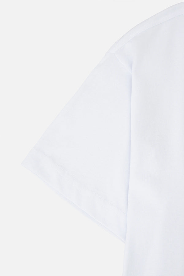 CAMISETA MANGA CORTA COLOR BLANCO OPTICO