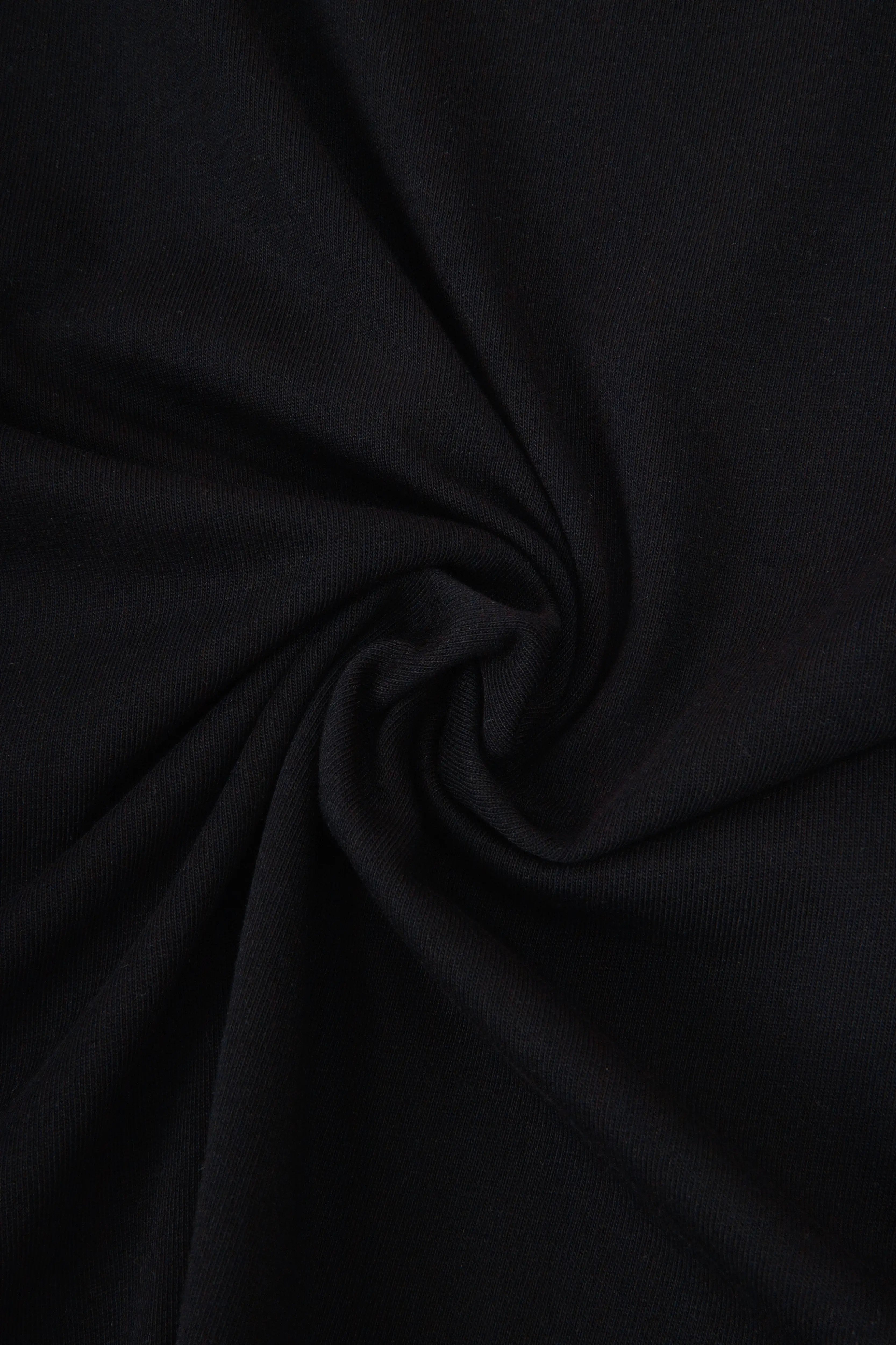 CAMISETA MANGA CORTA COLOR NEGRO