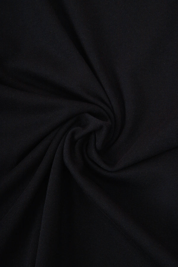 CAMISETA MANGA CORTA COLOR NEGRO