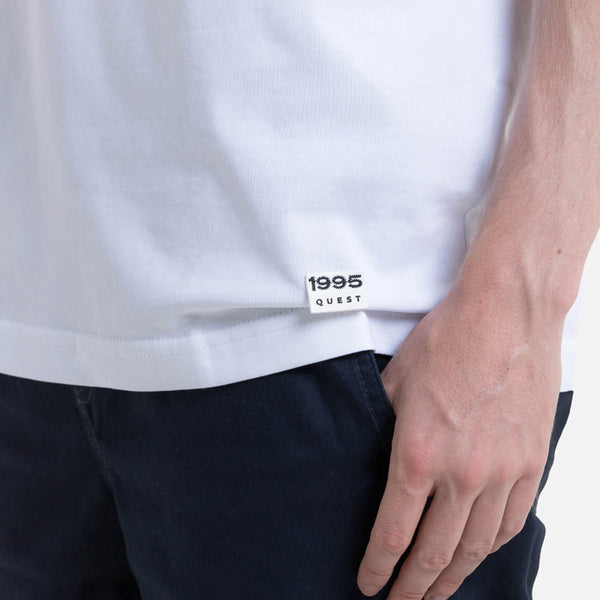 CAMISETA MANGA CORTA COLOR BLANCO OPTICO