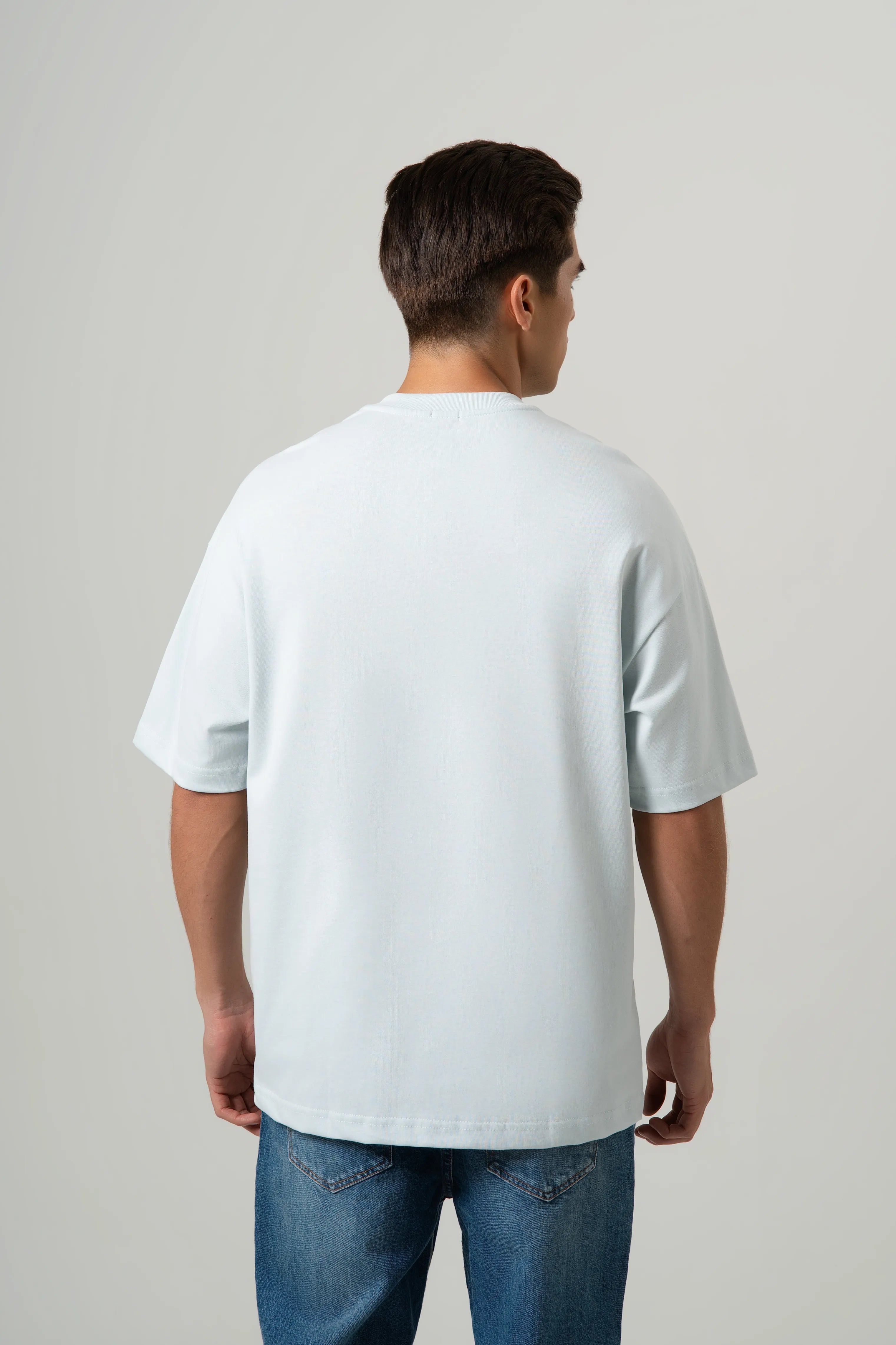 CAMISETA MANGA CORTA COLOR AZUL BALADA
