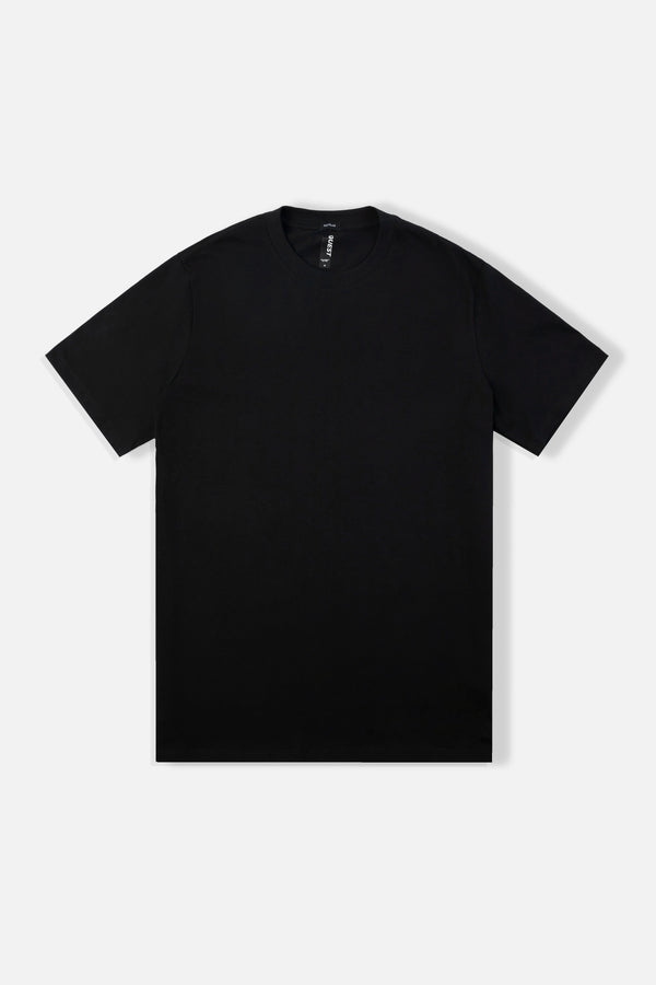 CAMISETA MANGA CORTA COLOR NEGRO