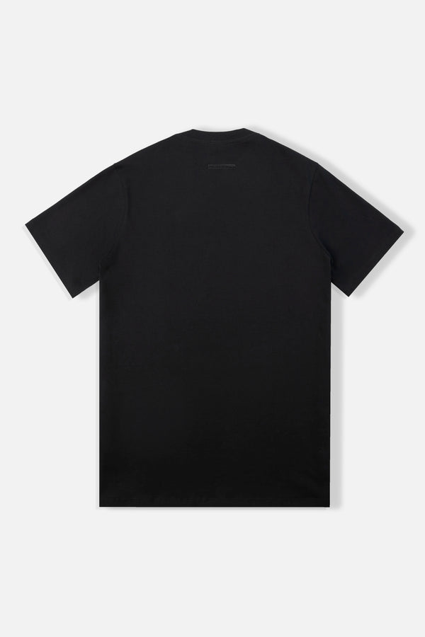 CAMISETA MANGA CORTA COLOR NEGRO