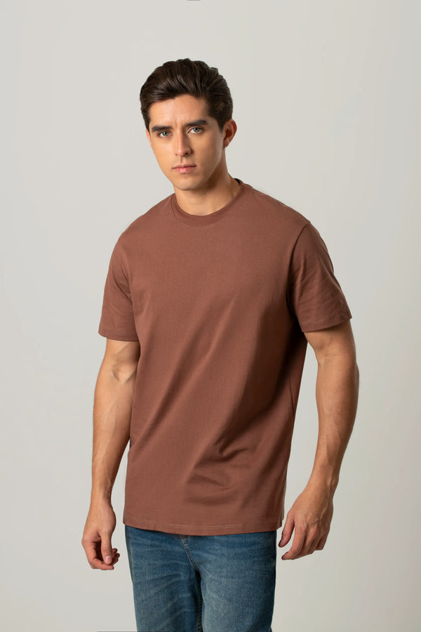 CAMISETA MANGA CORTA COLOR BRUNETTE