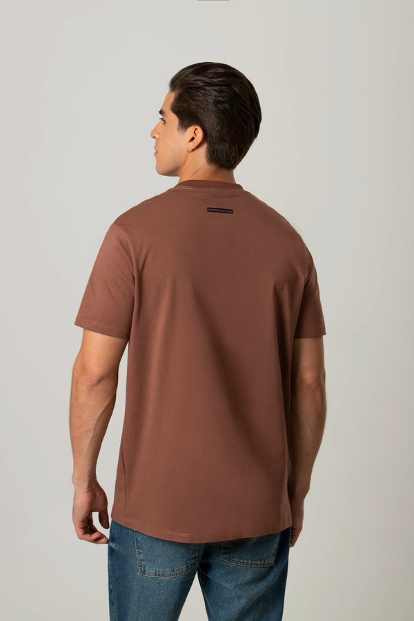 CAMISETA MANGA CORTA COLOR BRUNETTE