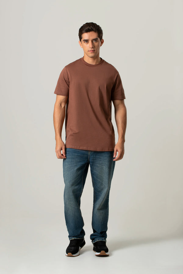 CAMISETA MANGA CORTA COLOR BRUNETTE