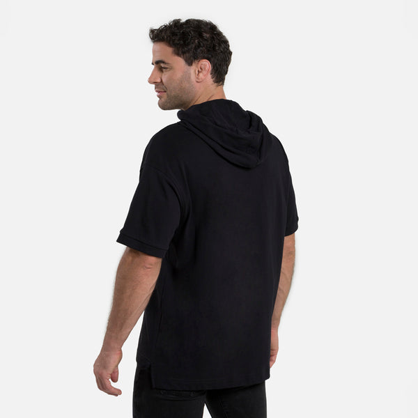 CAMISETA MANGA CORTA COLOR NEGRO