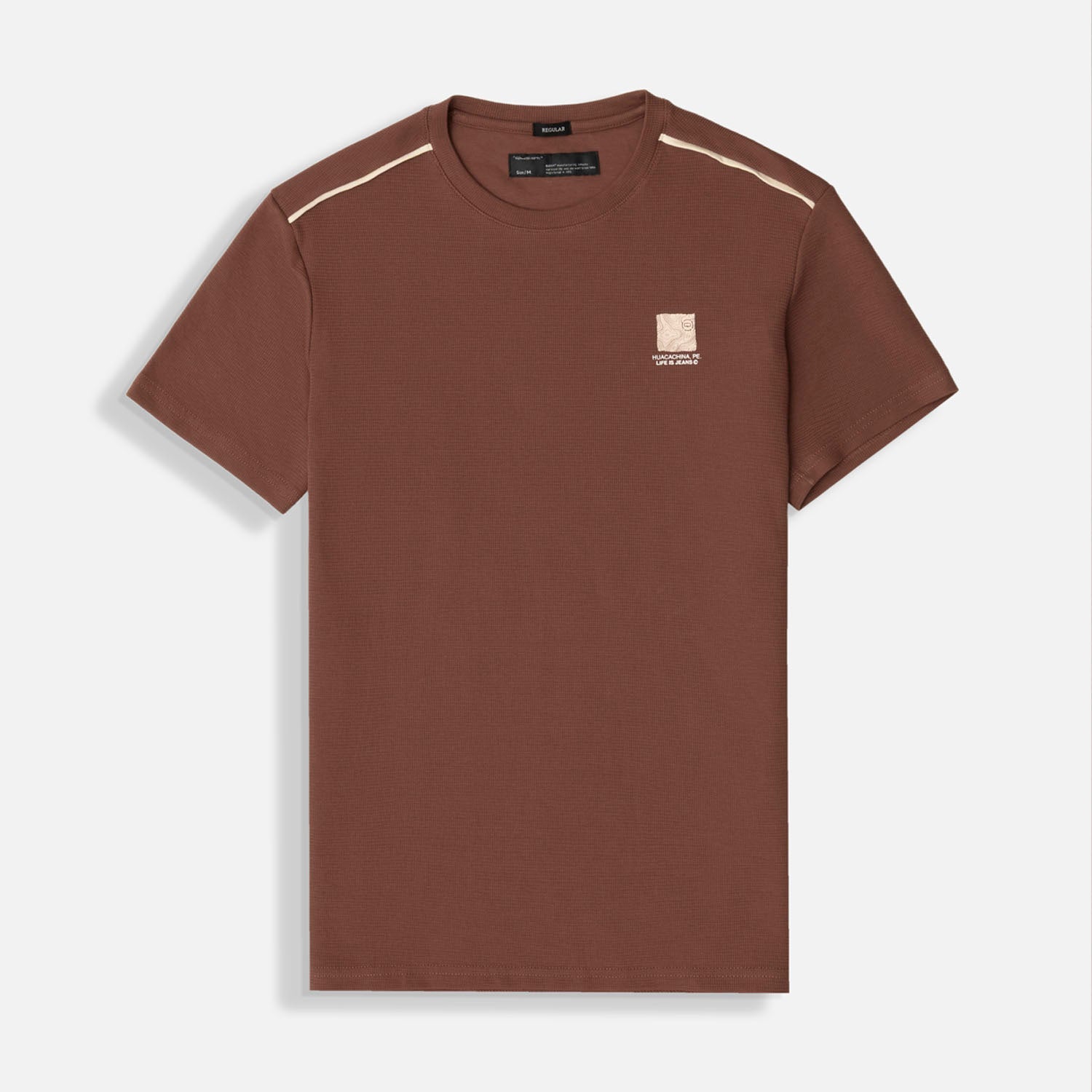 CAMISETA MANGA CORTA COLOR BRUNETTE