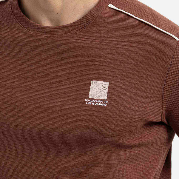CAMISETA MANGA CORTA COLOR BRUNETTE