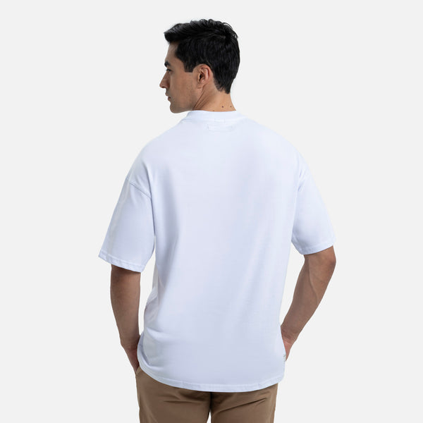 CAMISETA MANGA CORTA COLOR BLANCO OPTICO