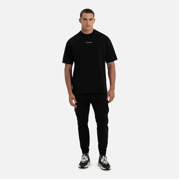 CAMISETA MANGA CORTA COLOR NEGRO