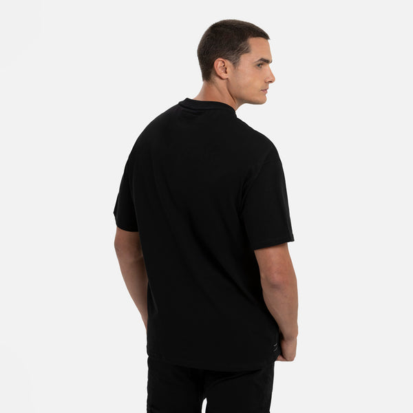 CAMISETA MANGA CORTA COLOR NEGRO