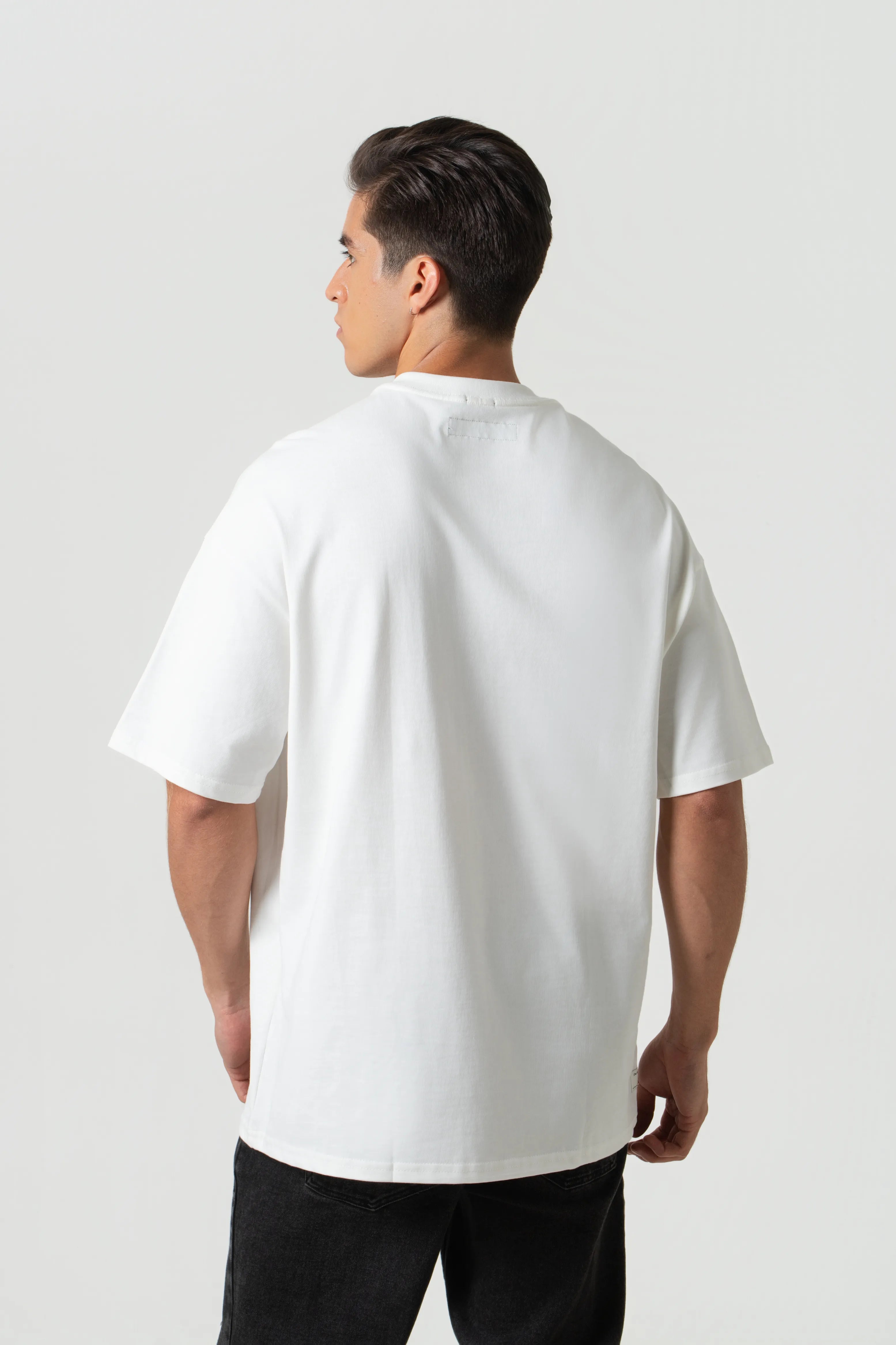 CAMISETA MANGA CORTA COLOR IVORY