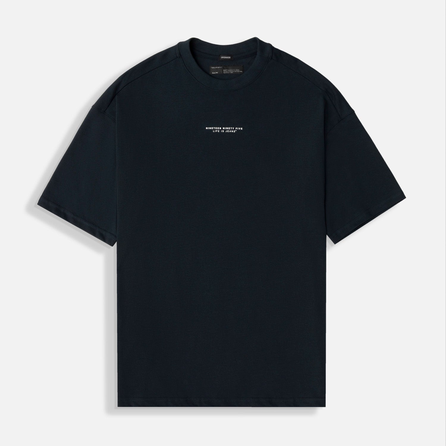 CAMISETA MANGA CORTA COLOR AZUL NOCHE