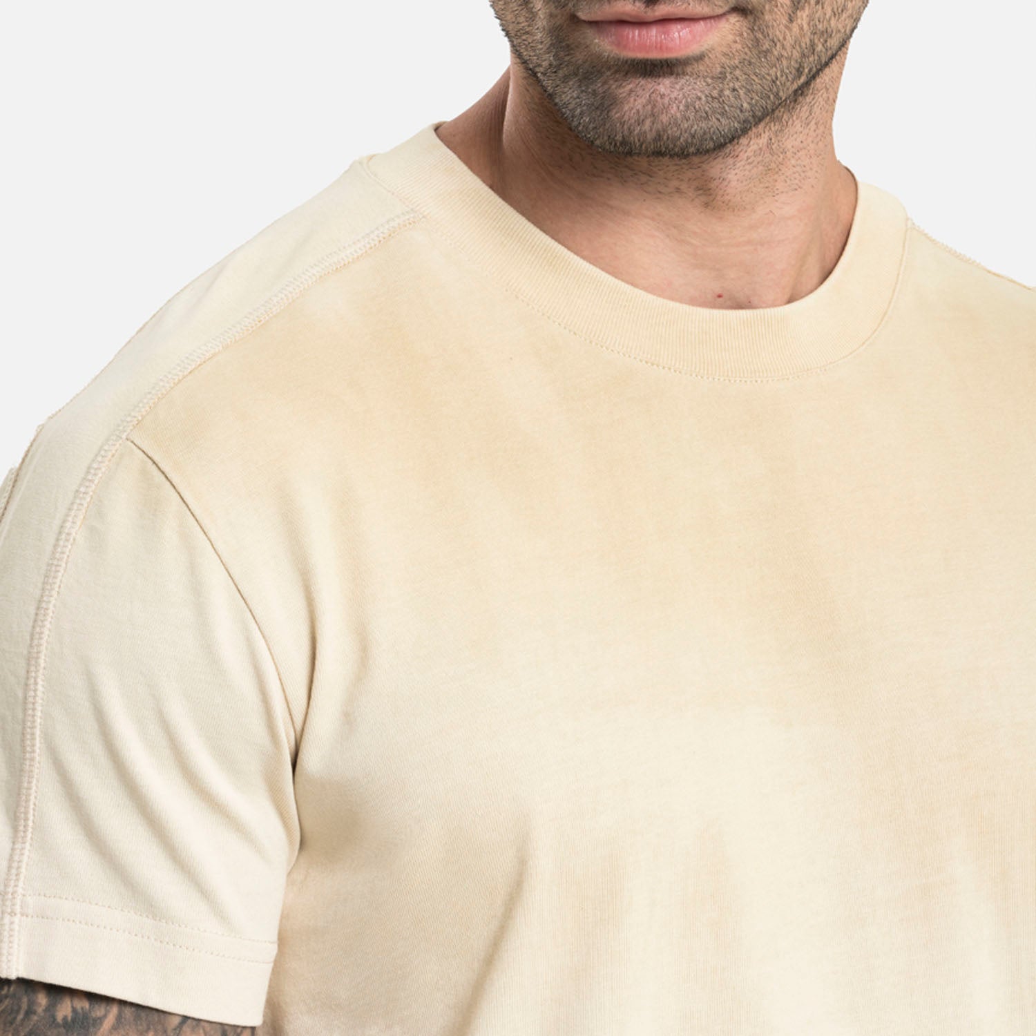 CAMISETA MANGA CORTA COLOR WHITECAP GRAY