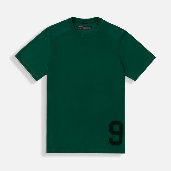 CAMISETA MANGA CORTA COLOR VERDE PRADERA