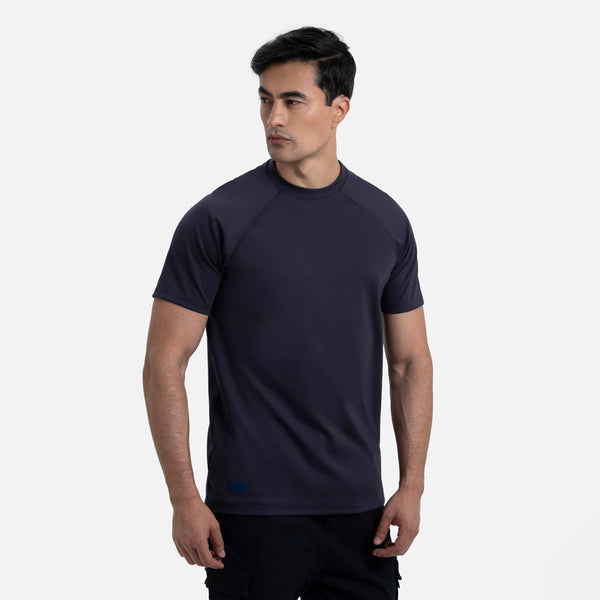 CAMISETA MANGA CORTA COLOR AZUL OSCURO