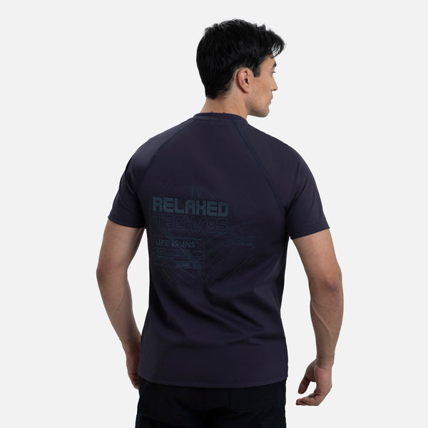 CAMISETA MANGA CORTA COLOR AZUL OSCURO