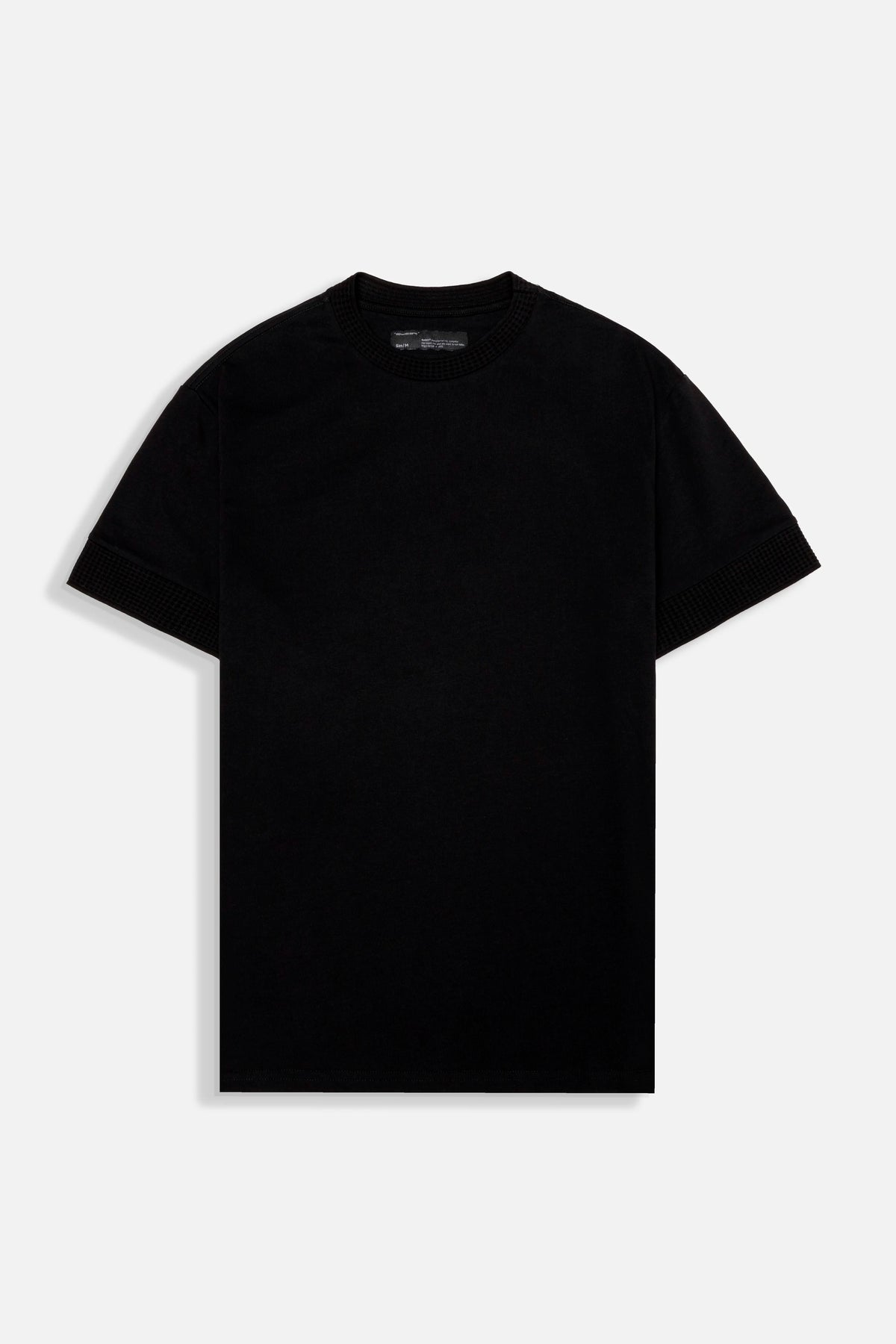 CAMISETA MANGA CORTA COLOR NEGRO