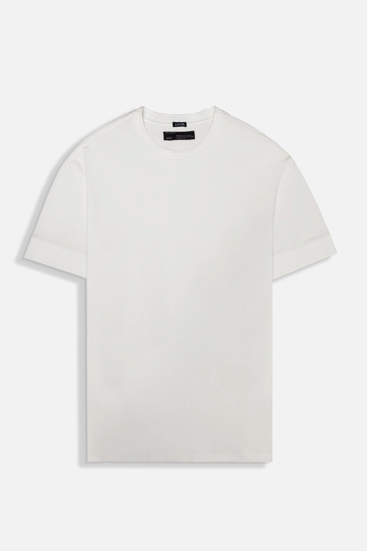 CAMISETA MANGA CORTA COLOR IVORY