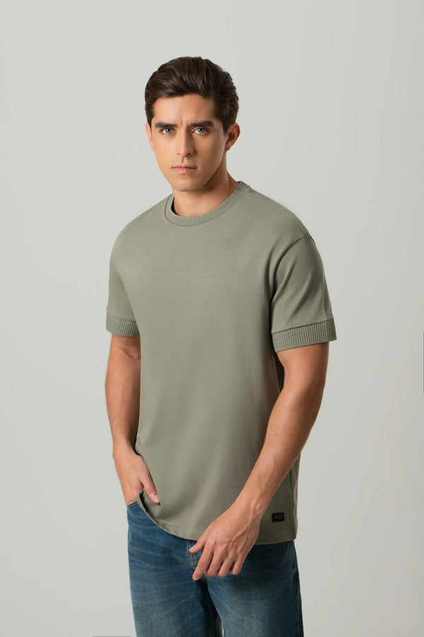CAMISETA MANGA CORTA COLOR VETIVER