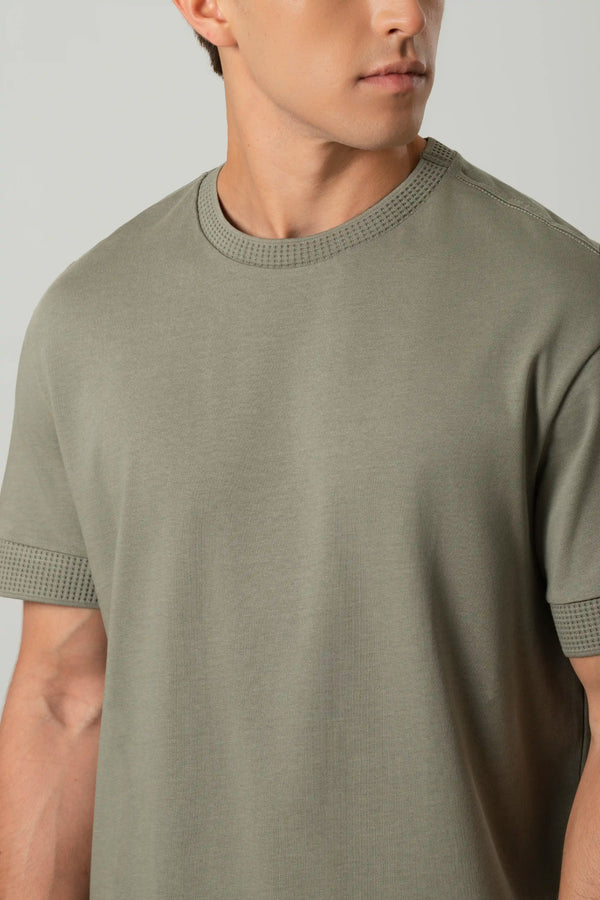 CAMISETA MANGA CORTA COLOR VETIVER