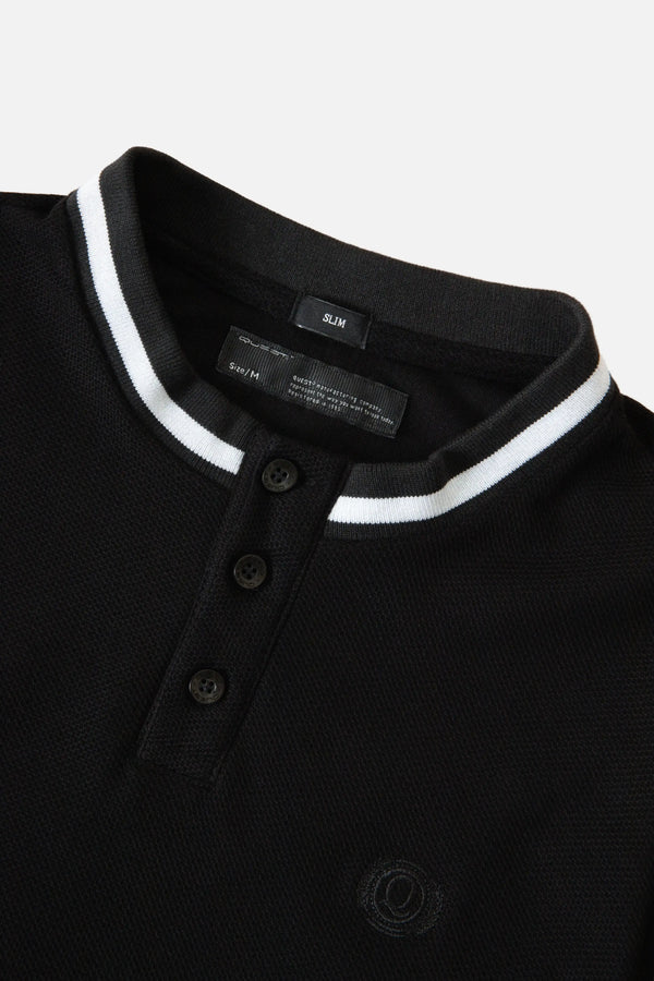 CAMISETA MANGA CORTA COLOR NEGRO