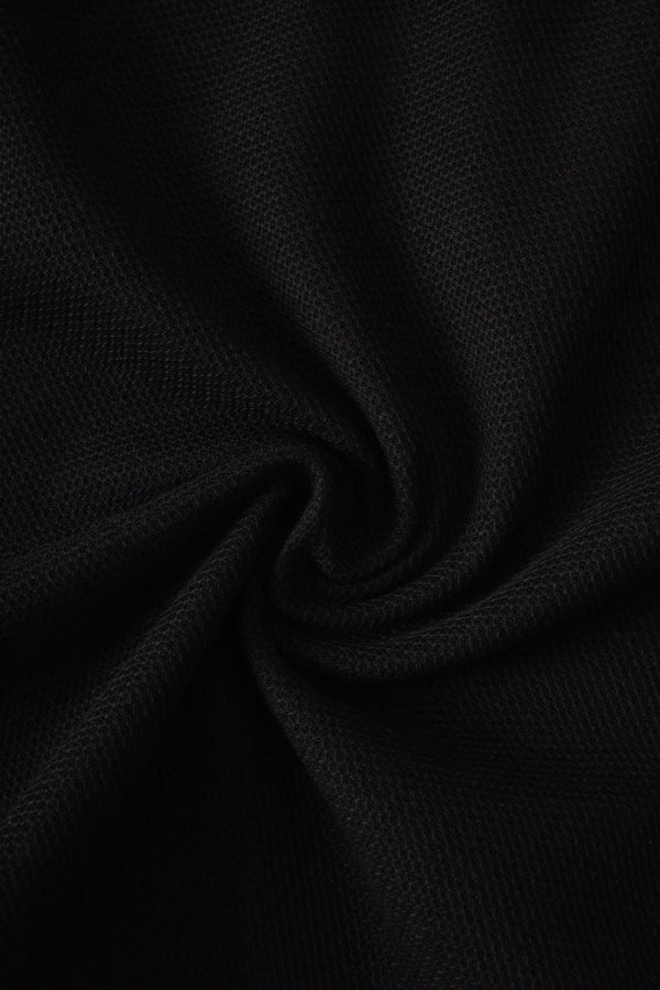 CAMISETA MANGA CORTA COLOR NEGRO