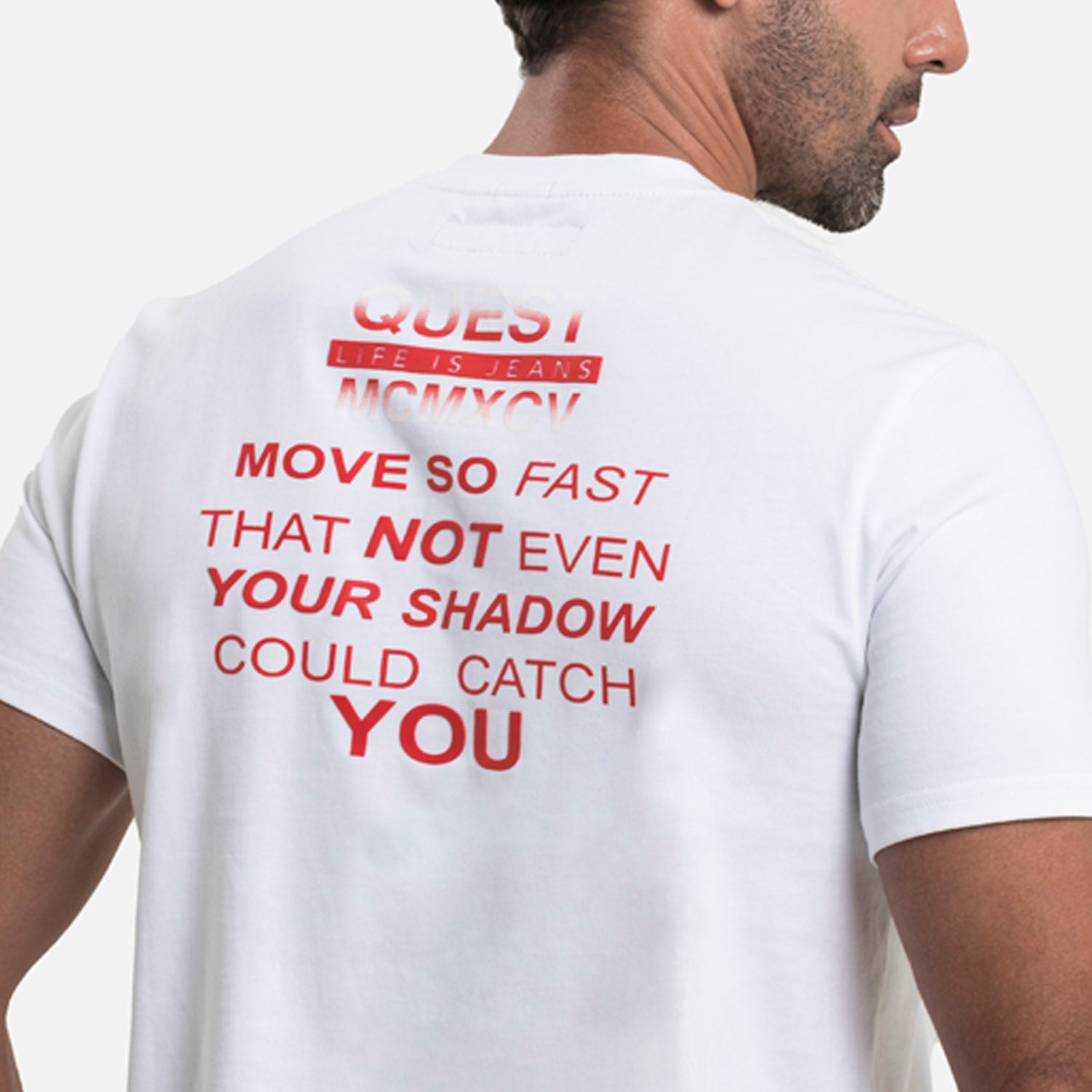 CAMISETA MANGA CORTA COLOR BLANCO OPTICO