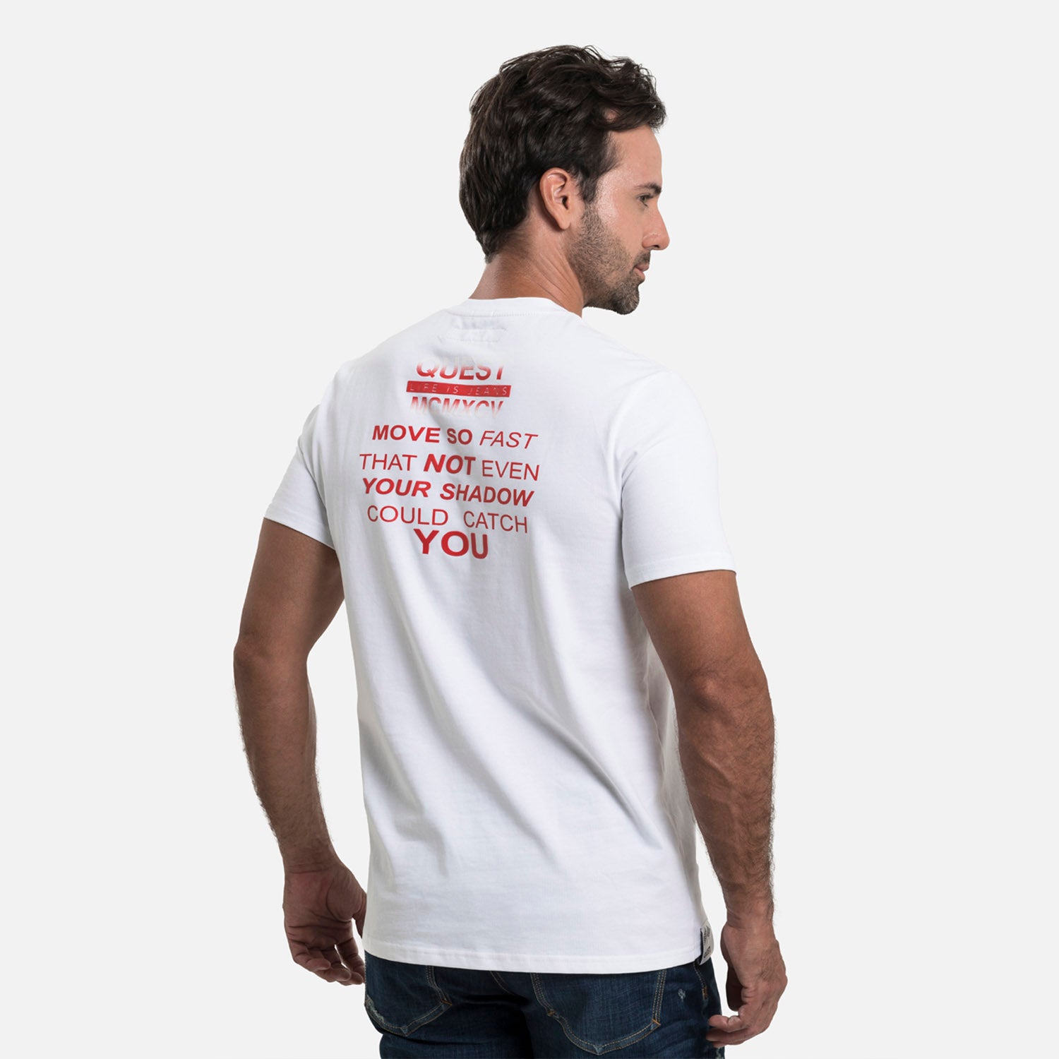CAMISETA MANGA CORTA COLOR BLANCO OPTICO