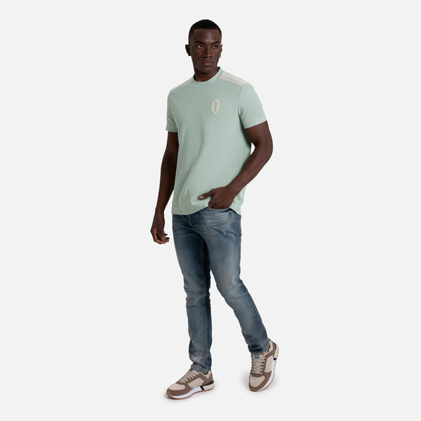 CAMISETA MANGA CORTA COLOR VERDE MENTA MEDIO