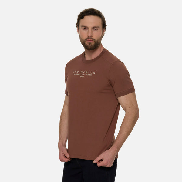 CAMISETA MANGA CORTA COLOR BRUNETTE