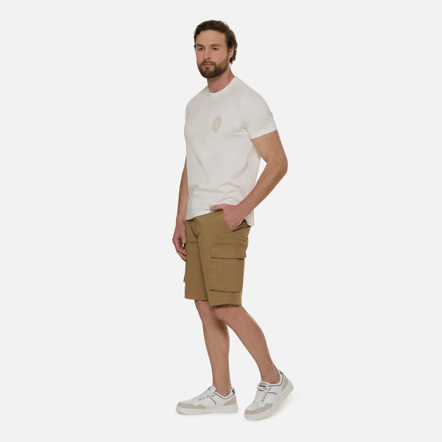 CAMISETA MANGA CORTA COLOR IVORY