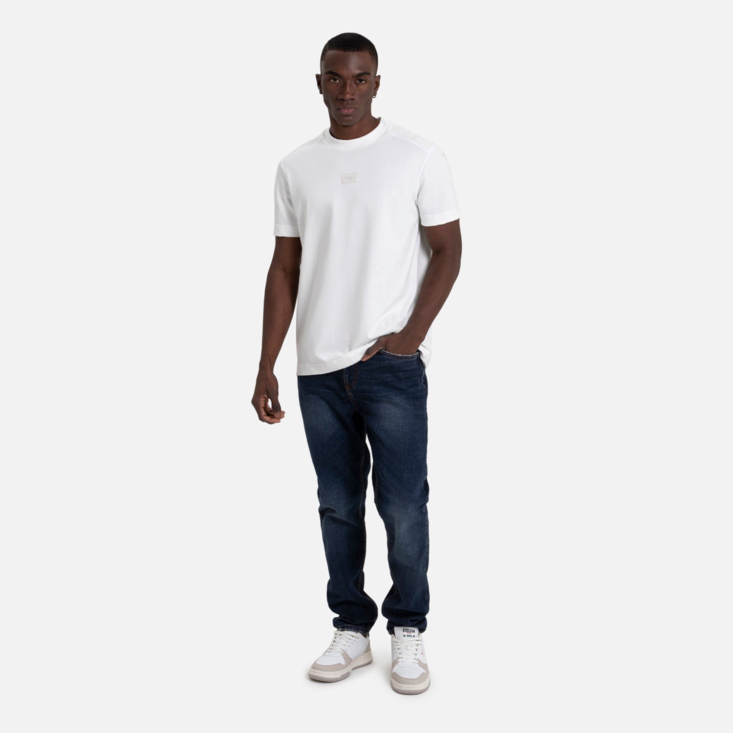 CAMISETA MANGA CORTA COLOR IVORY