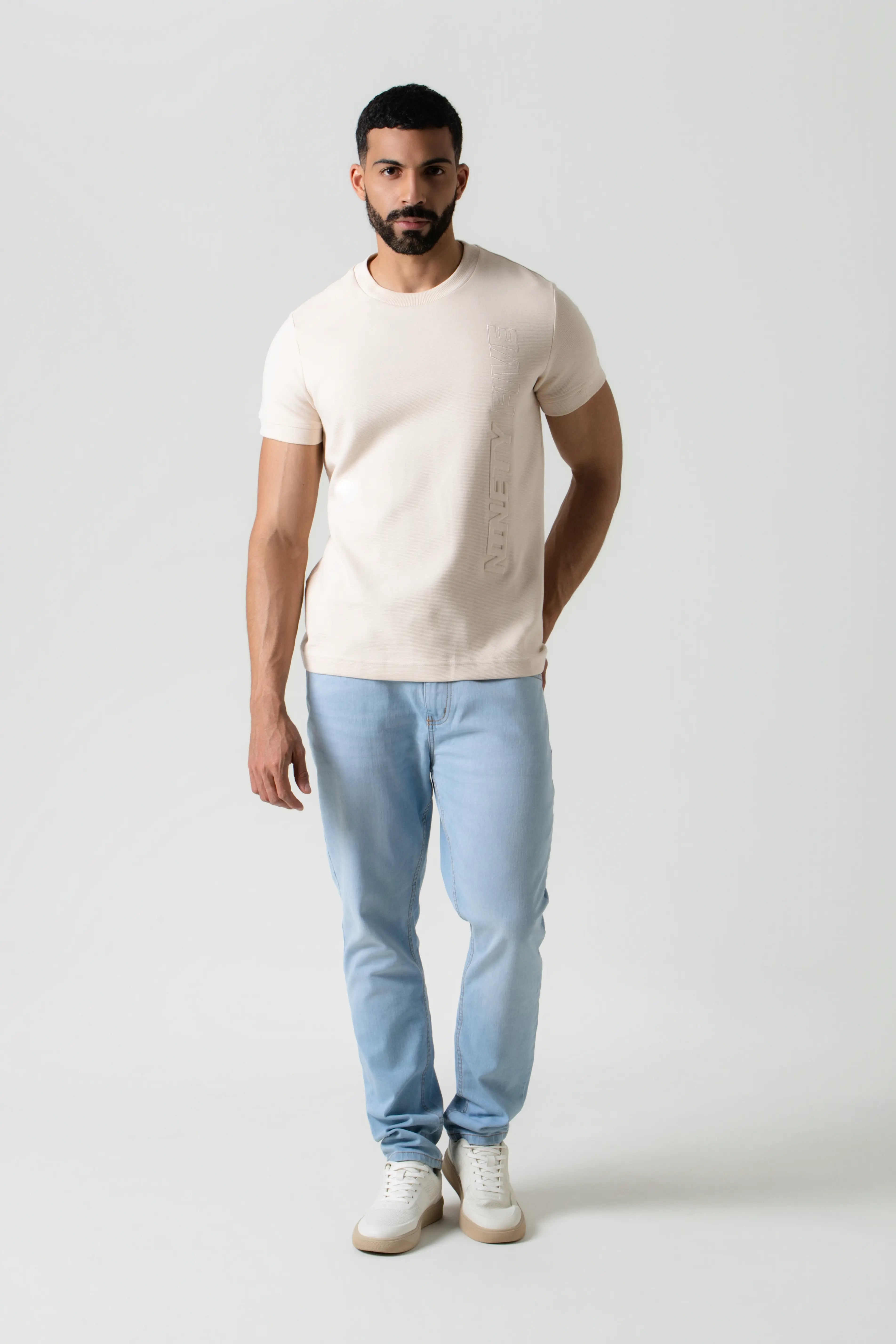 CAMISETA MANGA CORTA COLOR WHITECAP GRAY