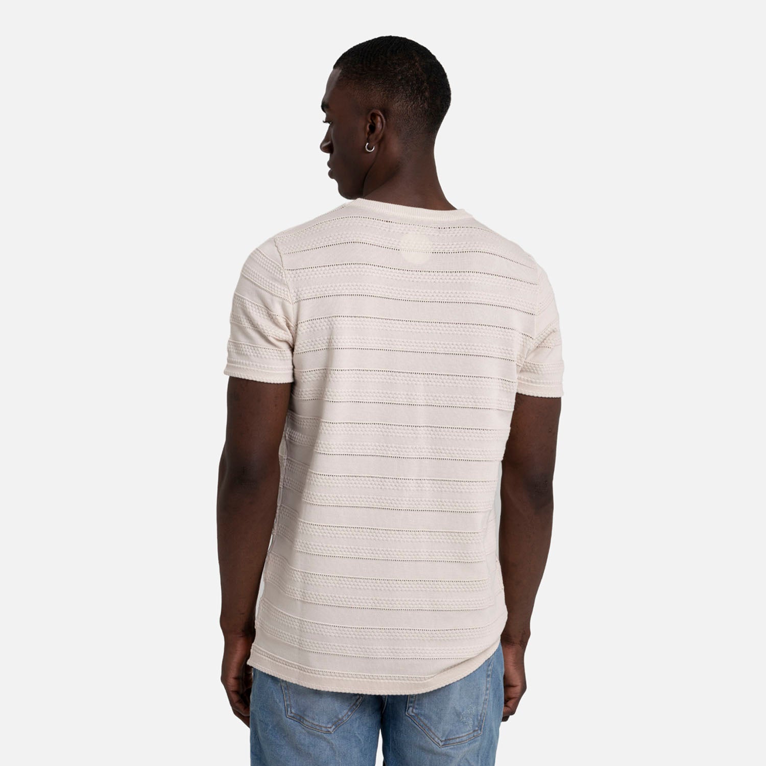 CAMISETA MANGA CORTA COLOR IVORY