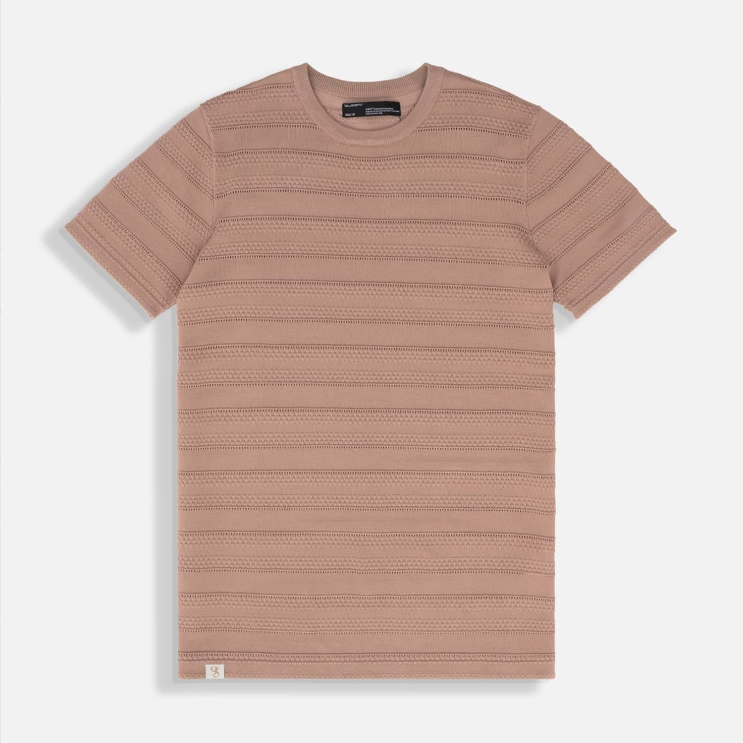 CAMISETA MANGA CORTA COLOR TAUPE