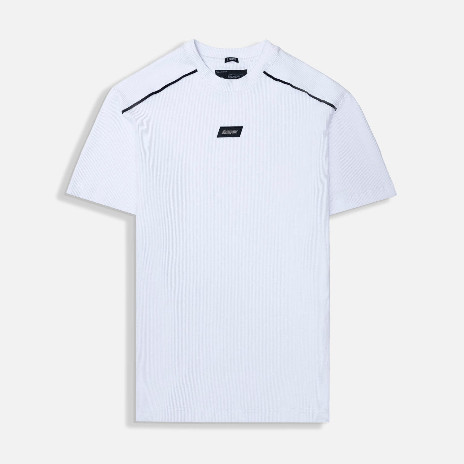 CAMISETA MANGA CORTA COLOR BLANCO OPTICO