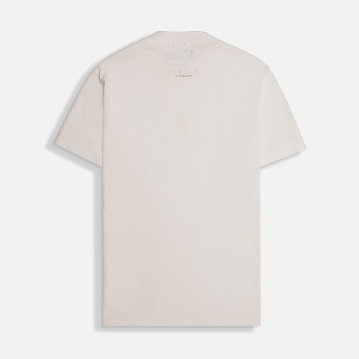 CAMISETA MANGA CORTA COLOR IVORY