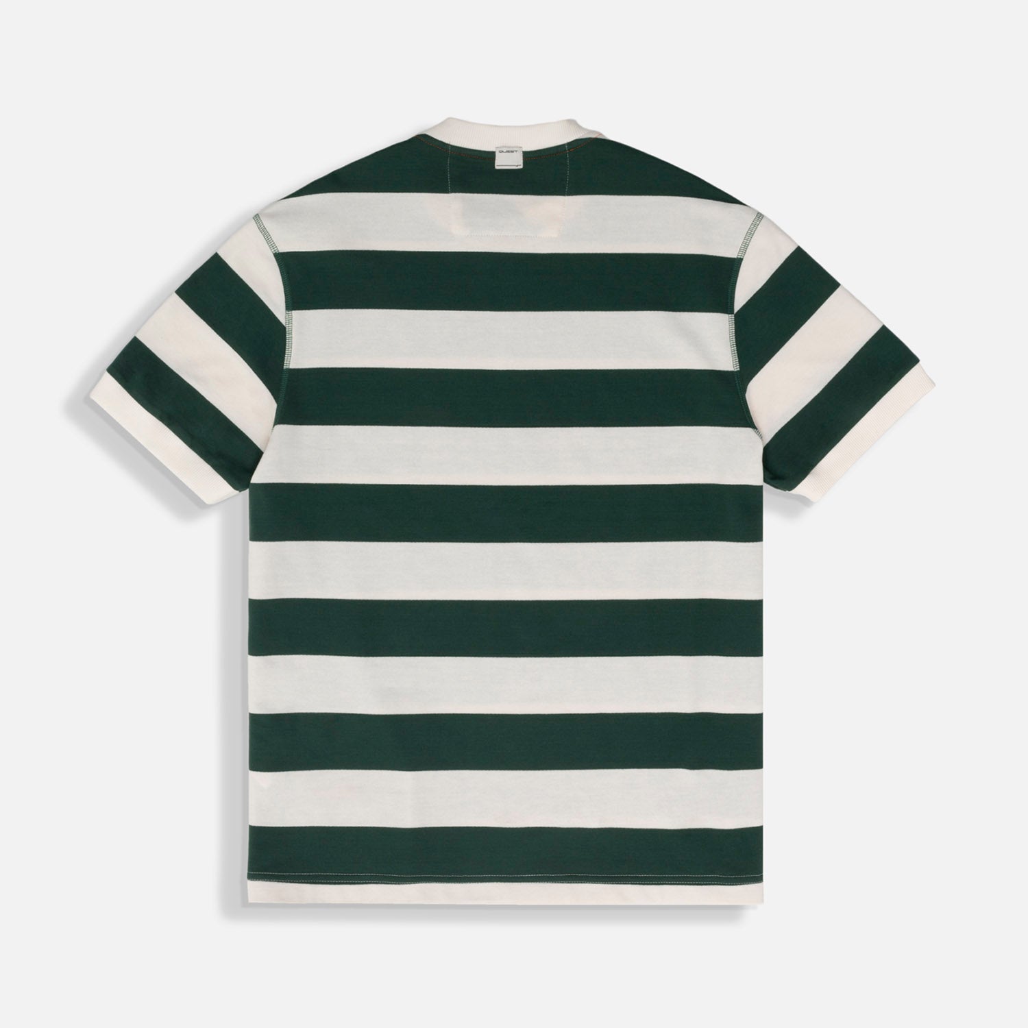 CAMISETA MANGA CORTA COLOR VERDE TENIS-IVORY MARFIL