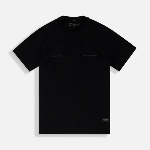 CAMISETA MANGA CORTA COLOR NEGRO