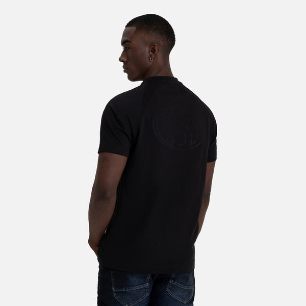 CAMISETA MANGA CORTA COLOR NEGRO