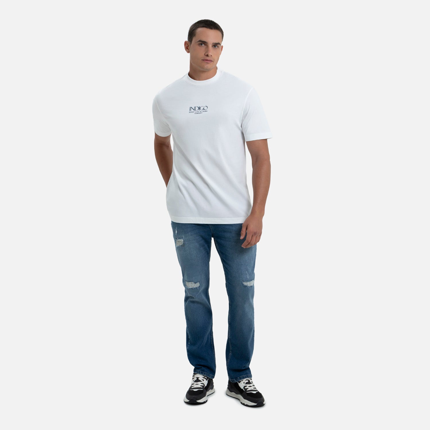 CAMISETA MANGA CORTA COLOR IVORY