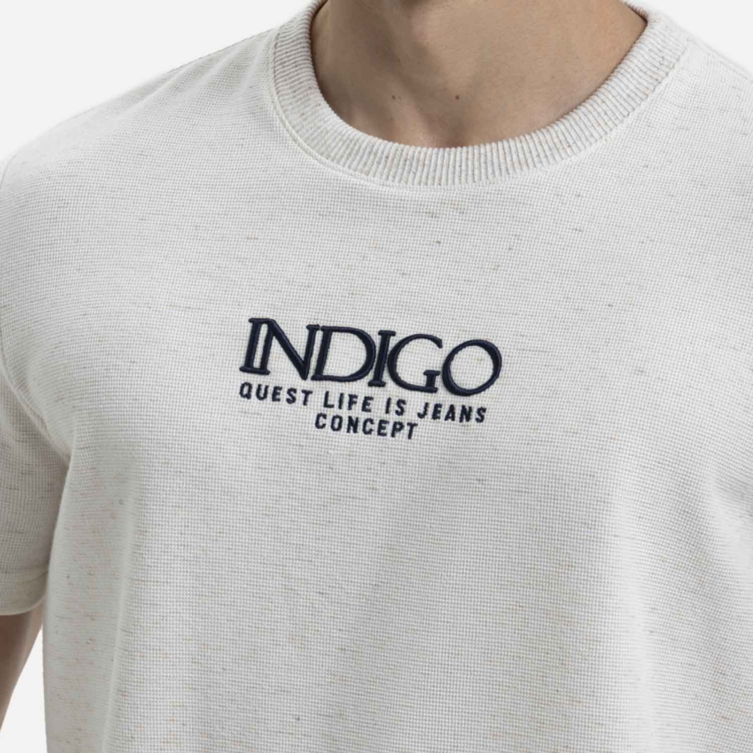 CAMISETA MANGA CORTA COLOR CRUDO