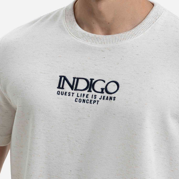 CAMISETA MANGA CORTA COLOR CRUDO