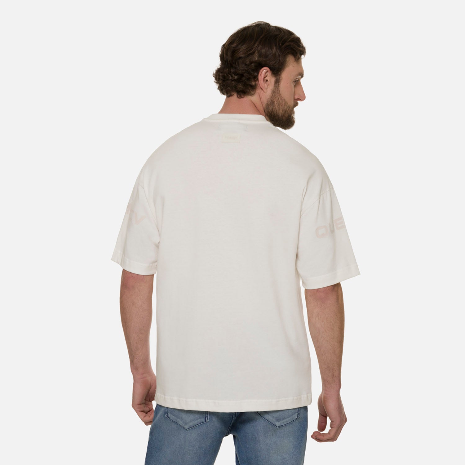 CAMISETA MANGA CORTA COLOR IVORY
