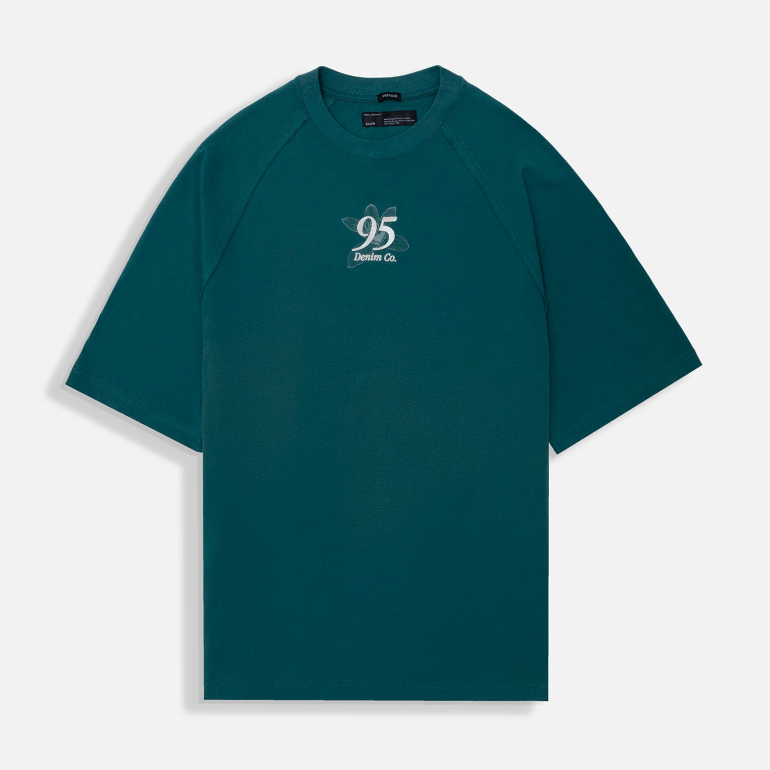 CAMISETA MANGA CORTA COLOR VERDE TORMENTA
